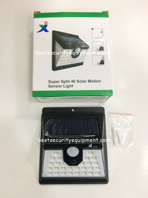 super split 40 solar motion sensor light